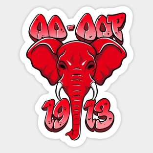 Oo-Oop 1913 Sticker